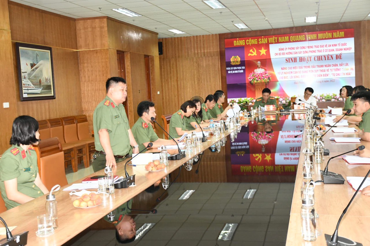 Khối Tham mưu - Xây dựng lực lượng - Hậu cần: Triển khai Kế hoạch tổ chức hội thi thi Bí thư Chi bộ giỏi năm 2023